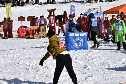 6 魚沼市国際雪合戦